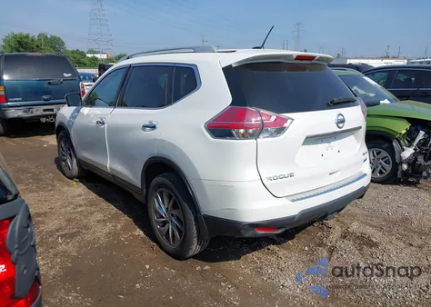 2014 Nissan Rogue Sl из США, поврежденный, VIN 5N1AT2MV5EC813655